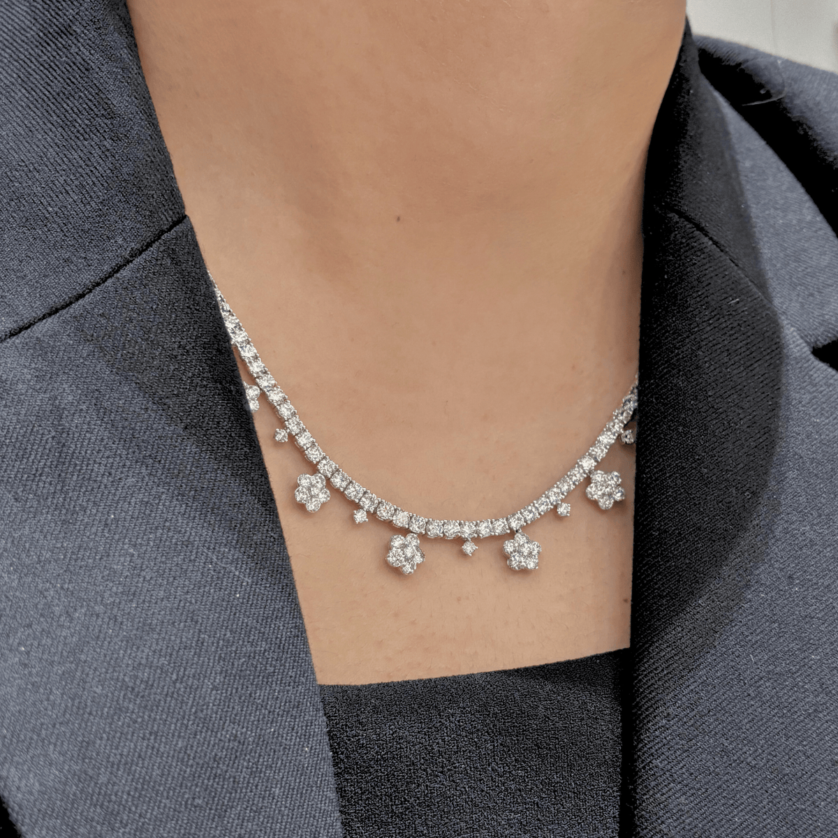 Diamond Necklace - DNNEL00315