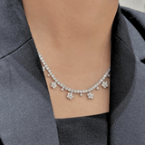 Diamond Necklace-Diamond Necklace - DNNEL00315
