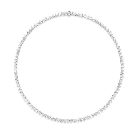 Diamond Necklace-Diamond Line Necklace DNNKA00901