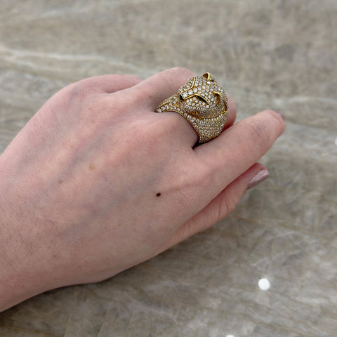 Diamond Panther Ring-Diamond Panther Ring - DRTIJ03187