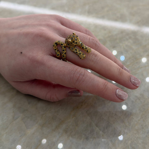 Diamond Panther Ring-Diamond Panther Ring - DRTIJ03766