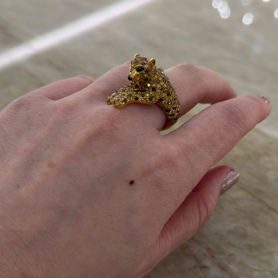 Diamond Panther Ring - DRTIJ03766