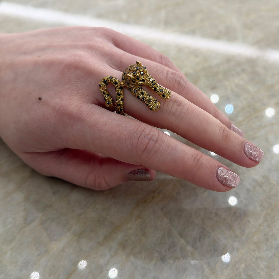 Diamond Panther Ring - DRTIJ03766