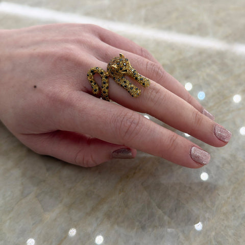 Diamond Panther Ring-Diamond Panther Ring - DRTIJ03766