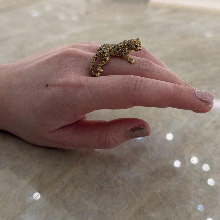 Diamond Panther Ring - DRTIJ03775