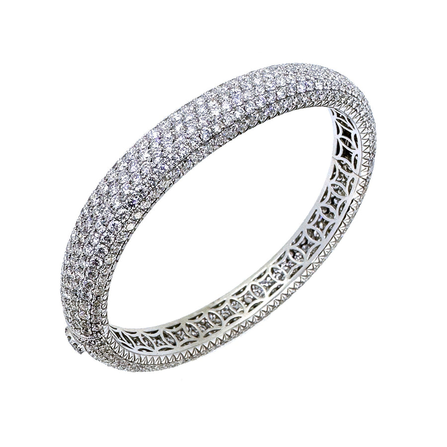 Diamond Pave Bangle - DBTIJ02357