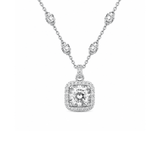 Diamond Pendant and Chain-Diamond Pendant and Chain