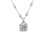 Diamond Pendant and Chain-Diamond Pendant and Chain - DNMBJ00037