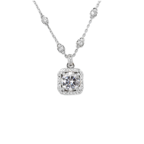 Diamond Pendant and Chain-Diamond Pendant and Chain - DNMBJ00037
