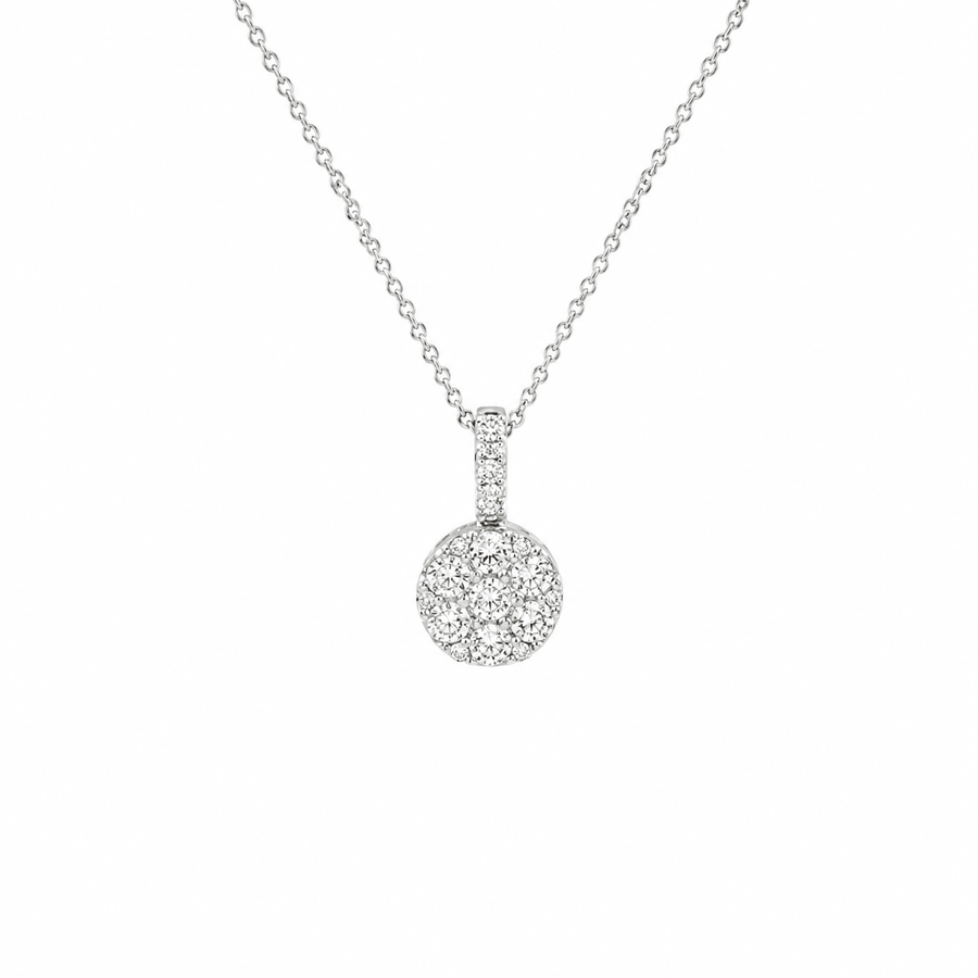 Diamond Pendant and Chain