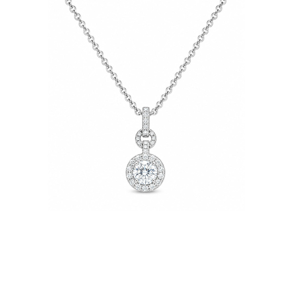 Diamond Pendant and Chain