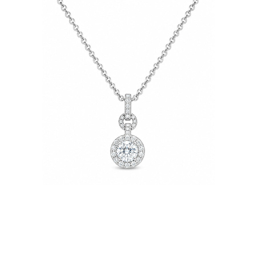 Diamond Pendant and Chain