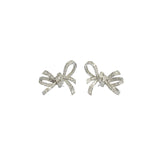 Diamond Ribbon Earrings-Diamond Ribbon Earrings - DEUJD00331