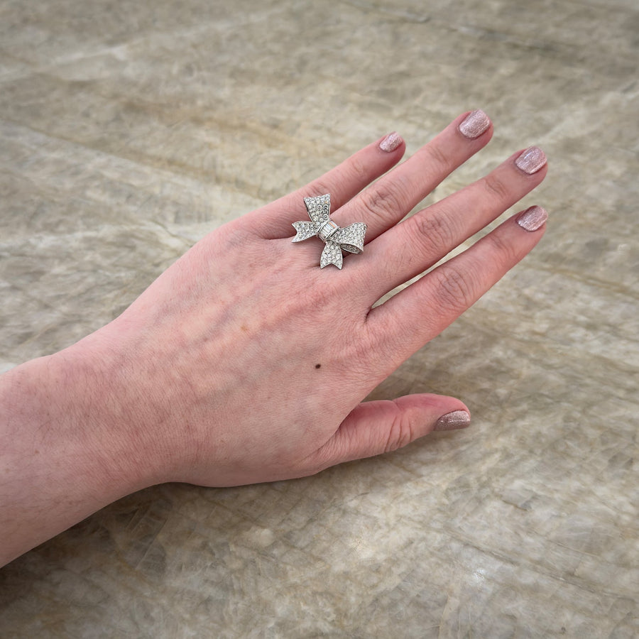 Diamond Ribbon Ring - DRUJD00570