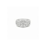 Diamond Ring-Diamond Ring in 18 karat white gold with diamonds totaling 2.27 carats.
