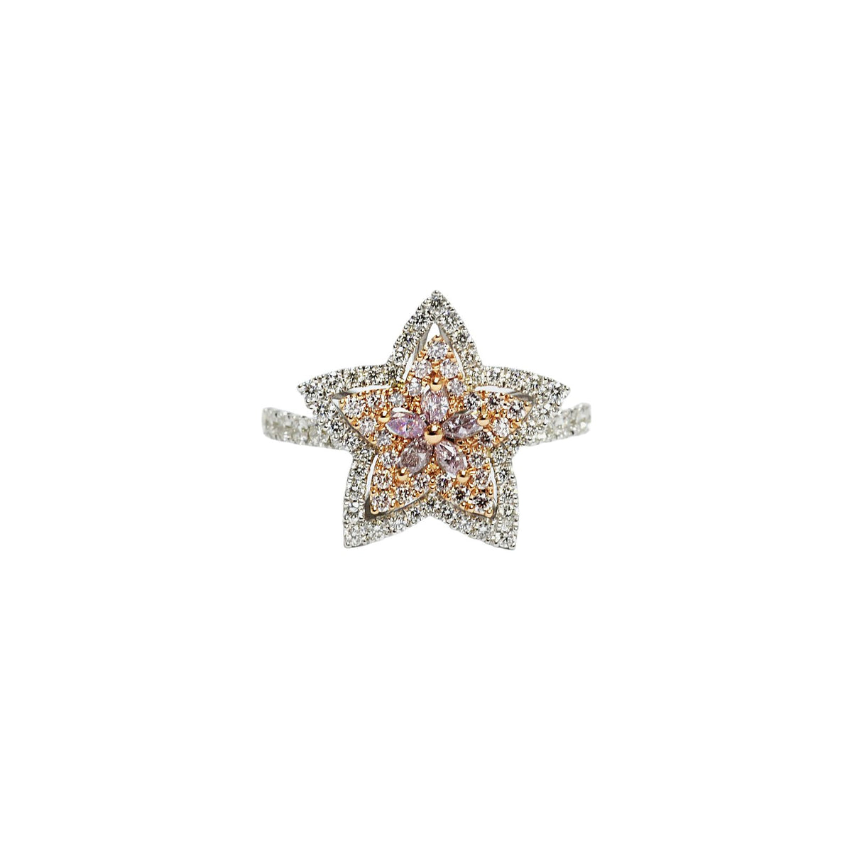 Diamond Star Ring - DRUJD00596