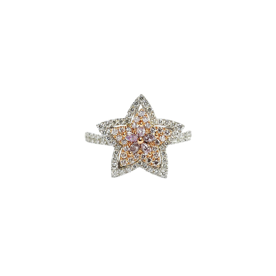 Diamond Star Ring - DRUJD00596