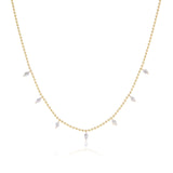 Diamond Station Necklace-Diamond Station Necklace - 62187