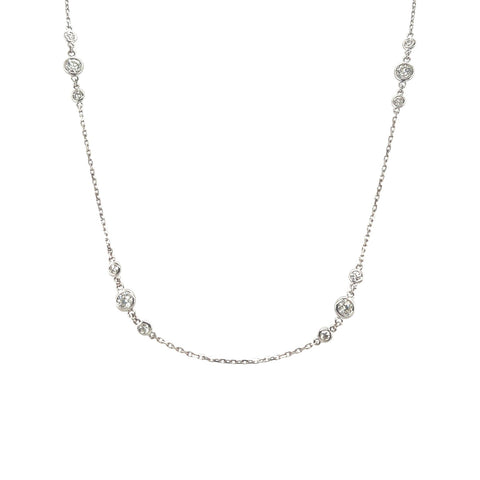 Diamond Station Necklace-Diamond Station Necklace - DNSOL08574