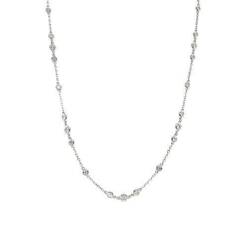 Diamond Station Necklace-Diamond Station Necklace - DNSOL08592