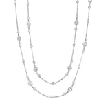 Diamond Station Necklace-Diamond Station Necklace - DNSOL08627