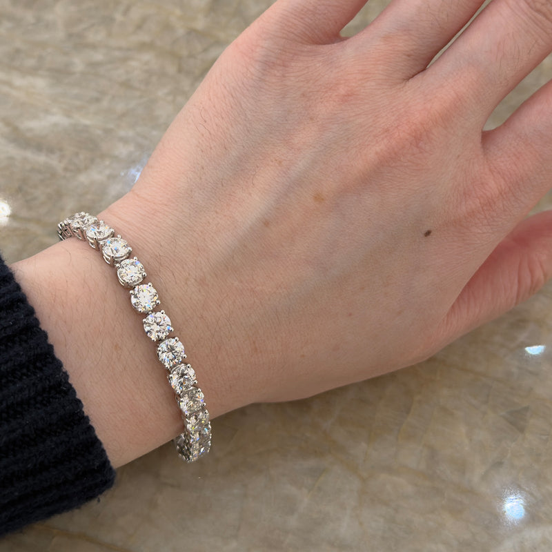 Diamond Tennis Bracelet-Diamond Tennis Bracelet - DBUJD00315
