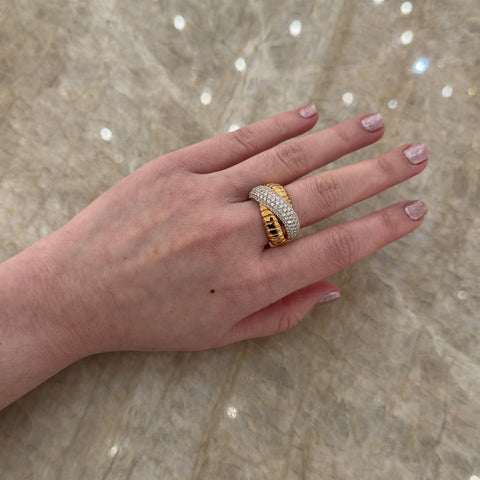 Diamond Twist Ring-Diamond Twist Ring - DRCDG05489