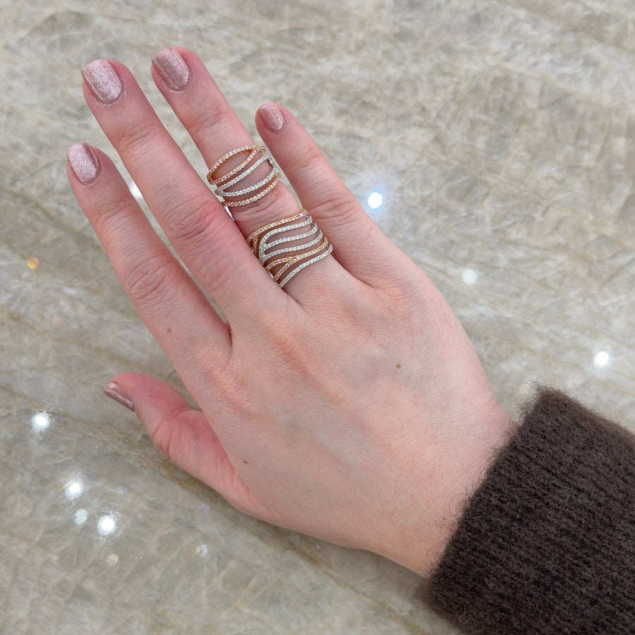 Diamond Two in One Ring - DRUJD00349