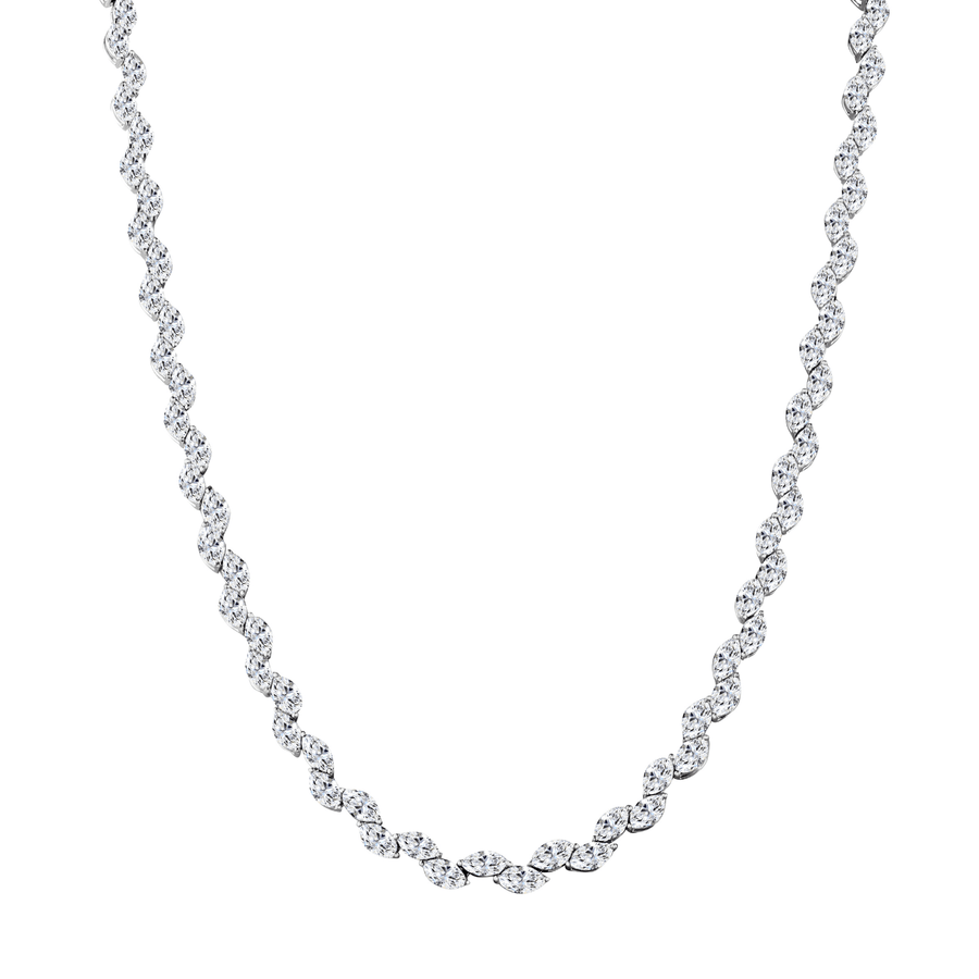Diamond Wave Necklace DNODE00091