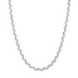 Diamond Wave Necklace-Diamond Wave Necklace DNODE00091