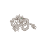 Diamonds Dragon Brooch-Diamonds Dragon Brooch - CH Premier 