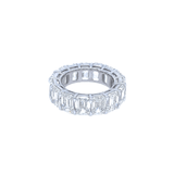 Emerald-cut Diamond Band-Emerald - cut Diamond Band - DRNOV01394