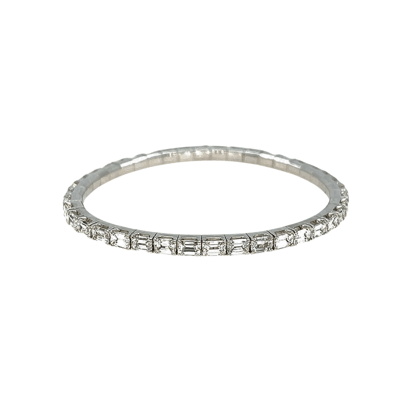 Emerald-cut Diamond Bracelet-Emerald - cut Diamond Bracelet - DBNOV00055