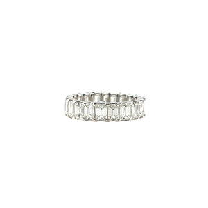 Emerald-cut Diamond Eternity Band-Emerald - cut Diamond Eternity Band - DRSOL10769