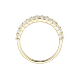 Emerald Cut Diamond Halfway Band-Emerald Cut Diamond Halfway Band - DRNEL00653