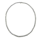 Emerald-cut Diamond Link Necklace-Emerald - cut Diamond Link Necklace - DNNKA00703