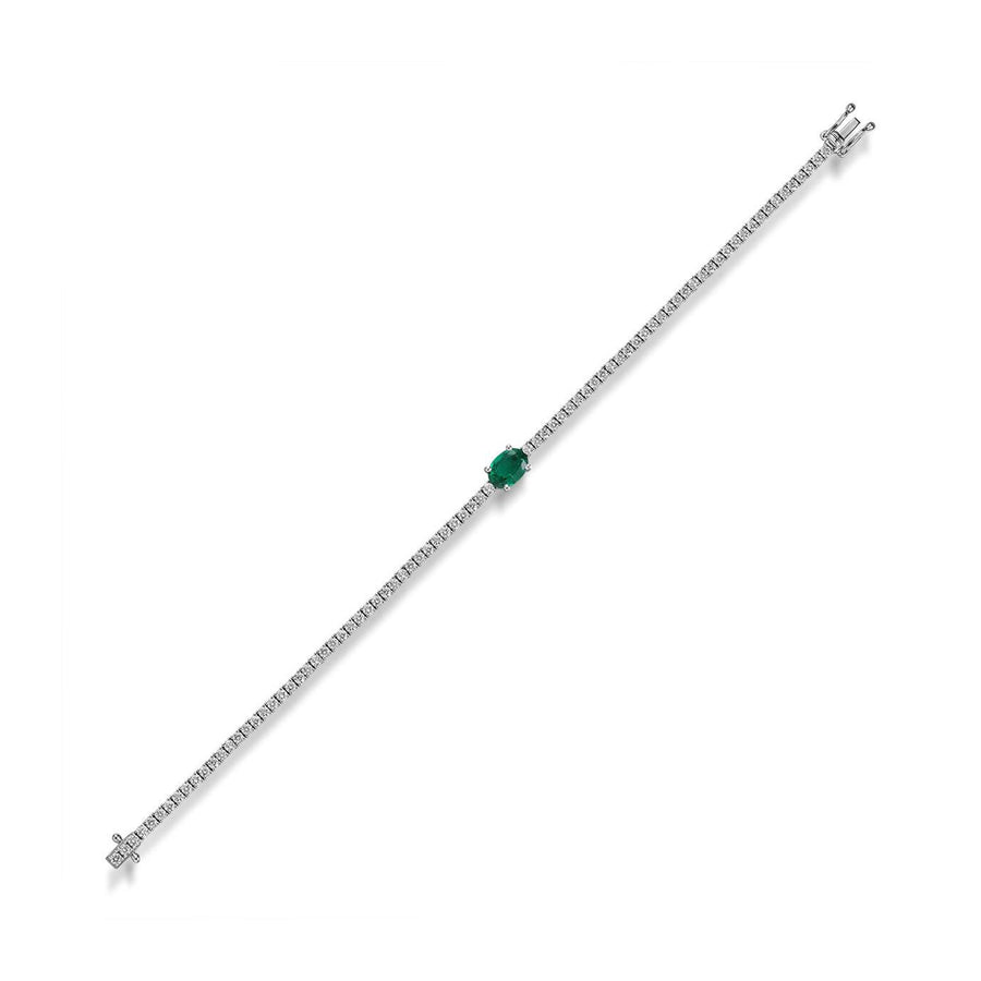 Emerald Diamond Bracelet - EBRTJ00037