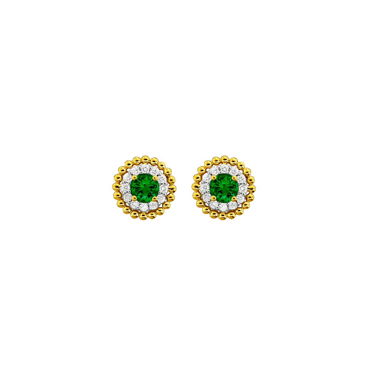 Emerald Diamond Earrings EESPK00133