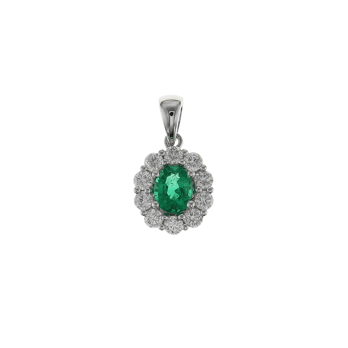 Emerald Diamond Pendant - EPRTJ00064