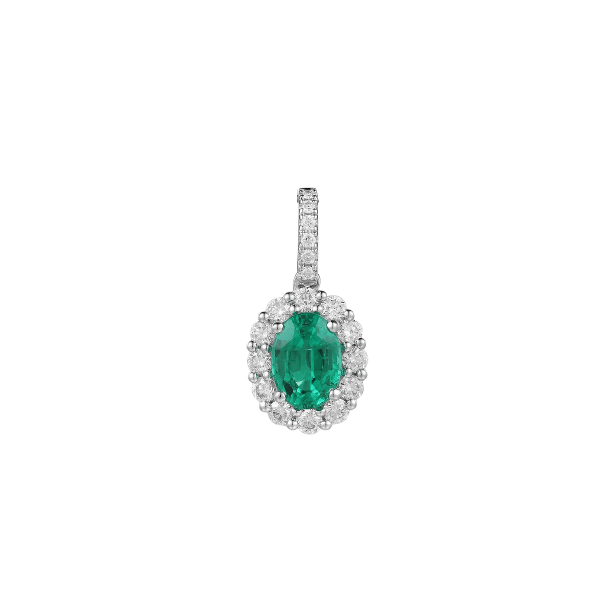 Emerald Diamond Pendant - EPRTJ00073