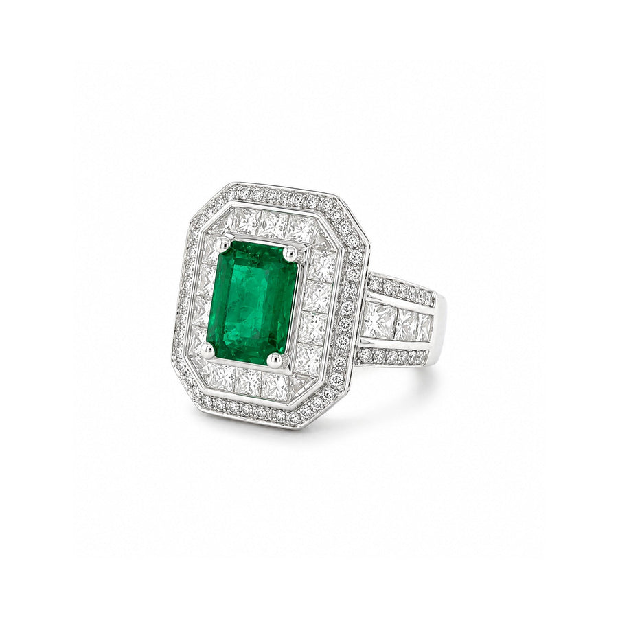 Emerald Diamond Ring