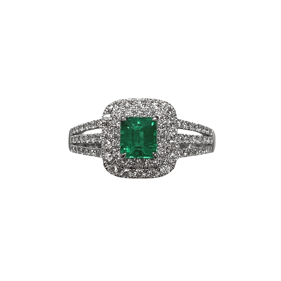 Emerald Diamond Ring - EREDW00117