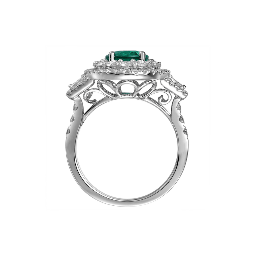 Emerald Diamond Ring - ERRTJ00046