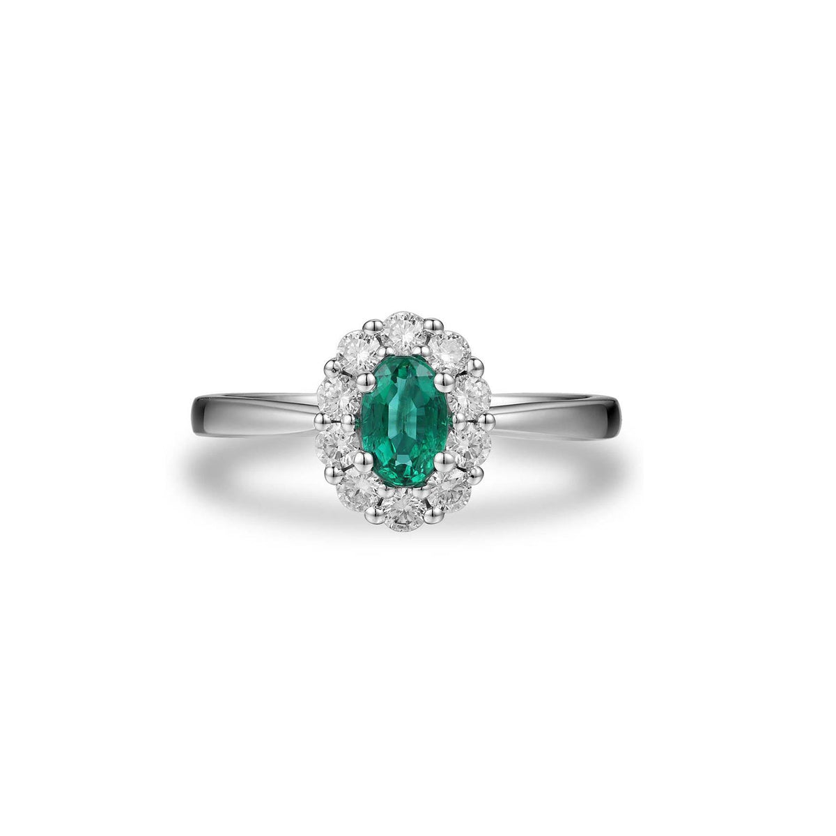 Emerald Diamond Ring - ERRTJ00073