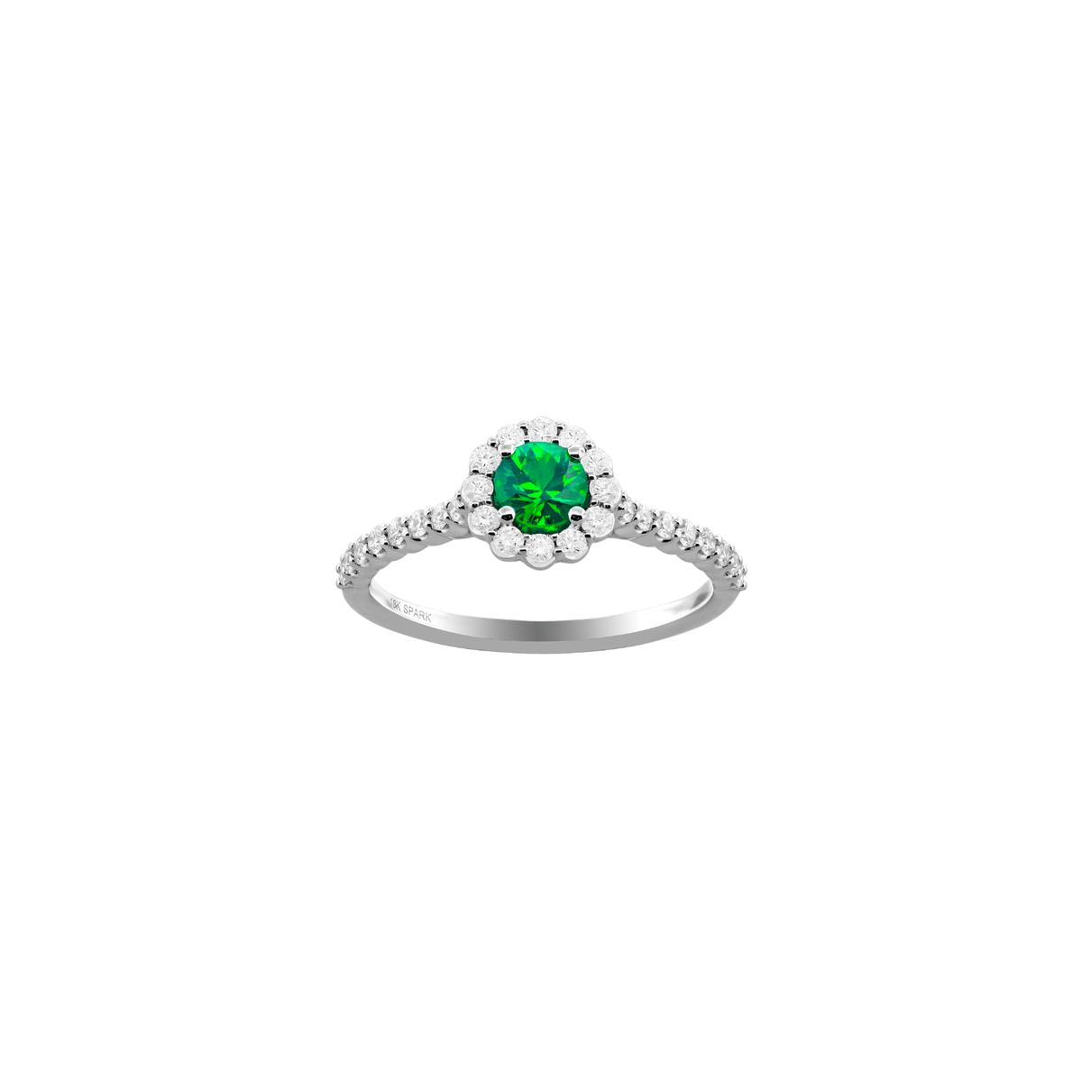 Emerald Diamond Ring ERSPK00109