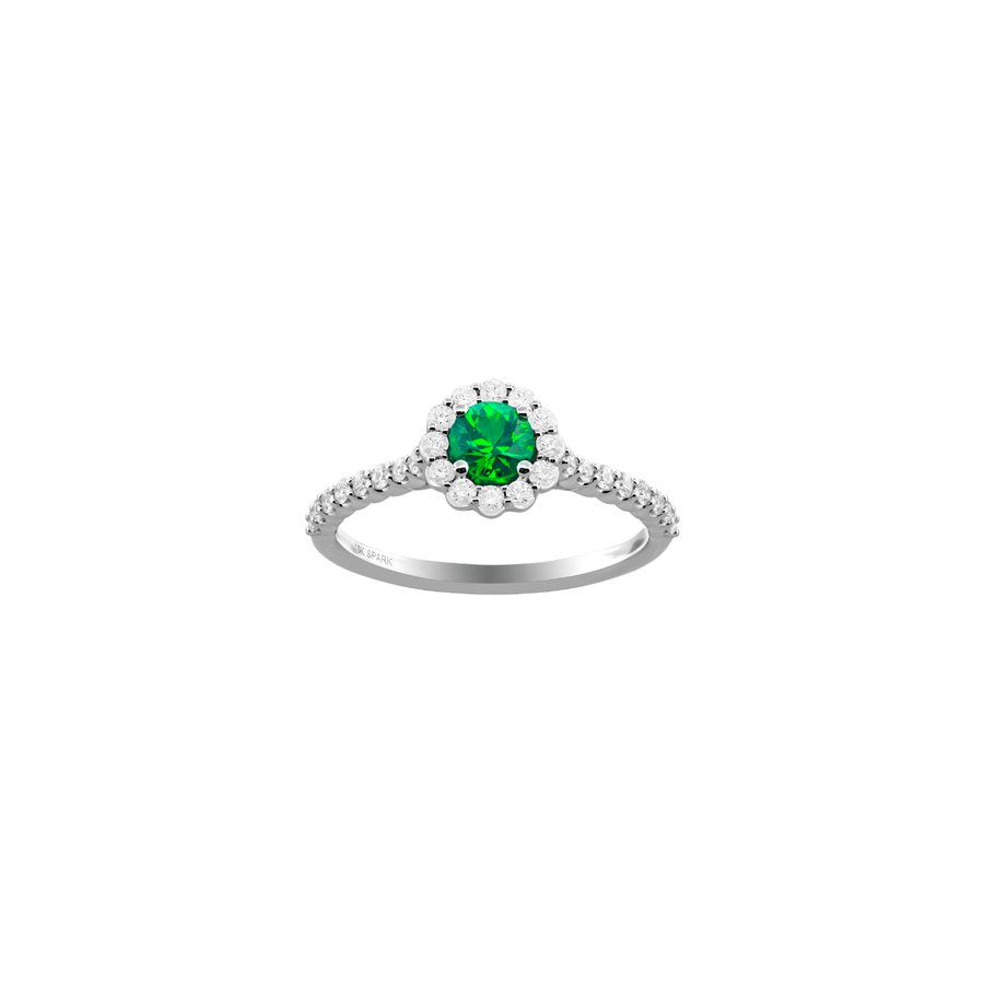 Emerald Diamond Ring ERSPK00109
