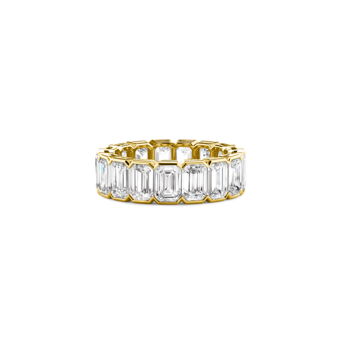 Emerald-shaped Diamond Band DRNKA05229