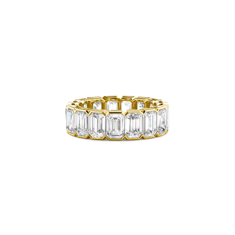 Emerald-shaped Diamond Band DRNKA05229