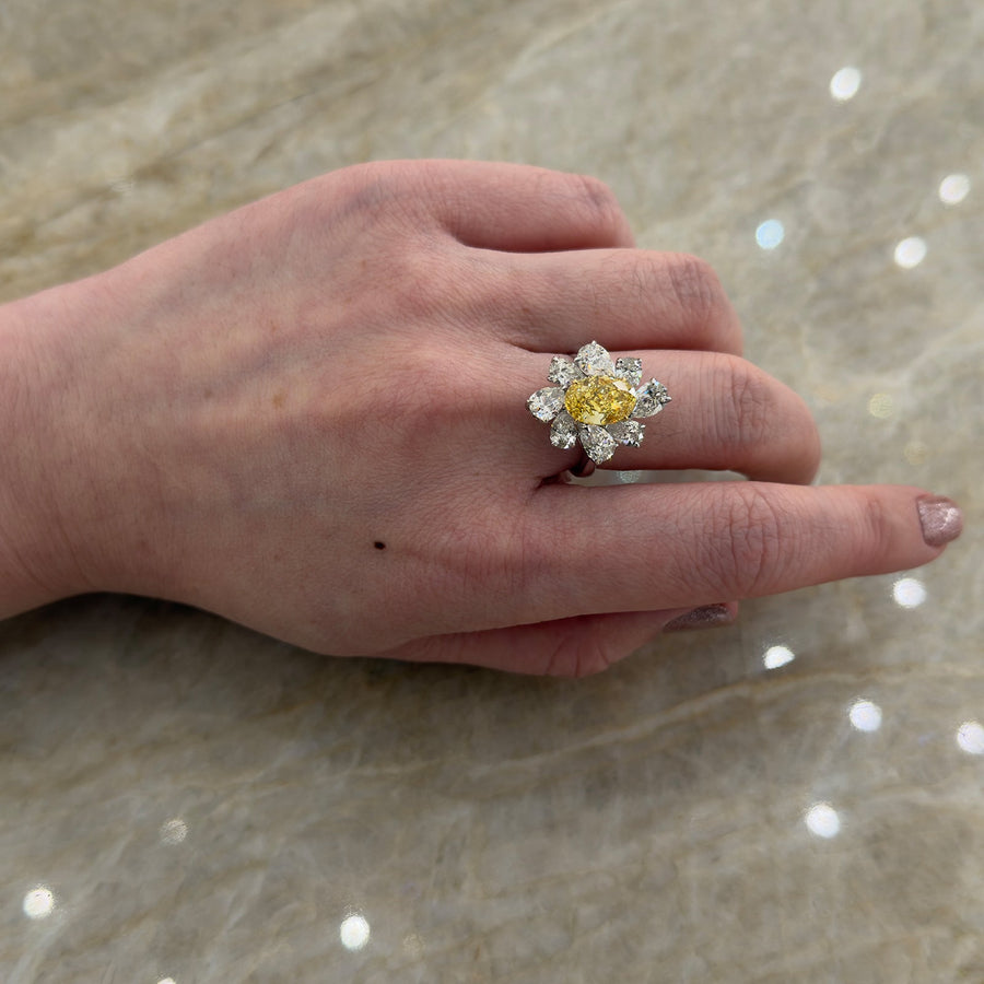 Fancy Yellow Diamond Ring - DRNOV01367