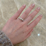 Five-Stone Platinum Diamond Band-Five - Stone Platinum Diamond Band - DRGUM00380